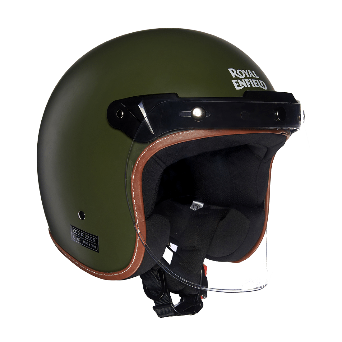 Royal Enfield Bobber Helmet Battle Green Flipkart 1